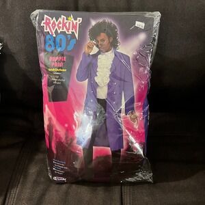 Rockin' 80s Purple Costume for Men